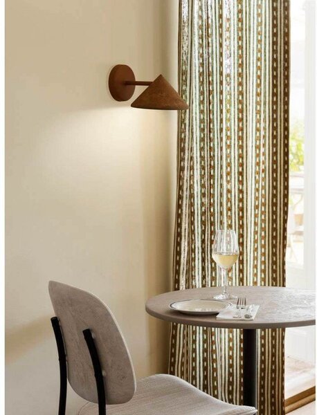Lampa Ścienna MATER, brąz rdzawy, salon, tworzywo sztuczne