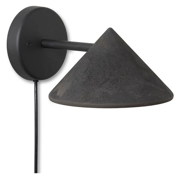Lampa Ścienna MATER, czarny, salon, tworzywo sztuczne