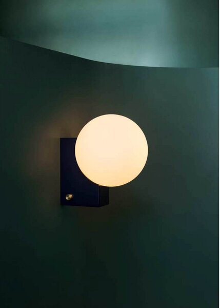 Lampa Stołowa &Tradition, Journey SHY1, ściemnialny, niebieski, salon, szkło, design