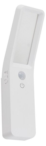 Lampa Ścienna Lindby, Taska, ściemnialny, biały, salon, tworzywo sztuczne, nowoczesny