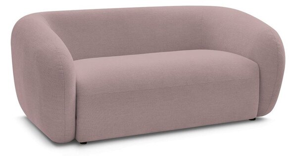 Różowa sofa z tkaniny szenilowej 160 cm Celine – Bobochic Paris