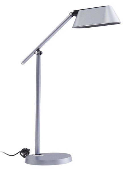 Lampa Stołowa Lindby, Thies, ściemnialny, szary, gabinet | pracownia, tworzywo sztuczne, nowoczesny