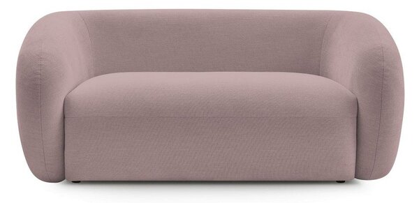 Różowa sofa z tkaniny szenilowej 160 cm Celine – Bobochic Paris