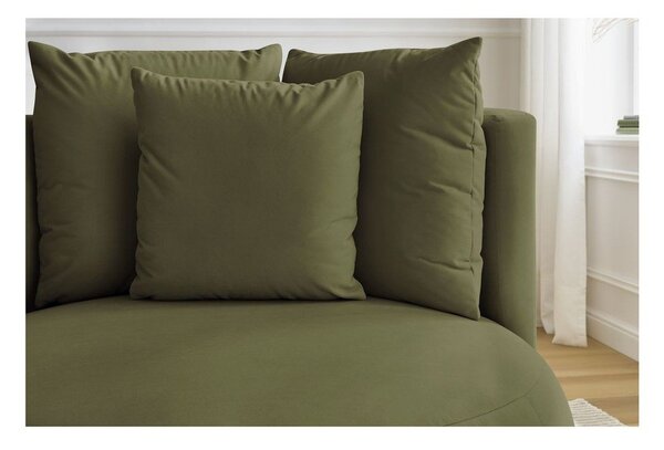 Zielony aksamitny fotel Cesar – Bobochic Paris