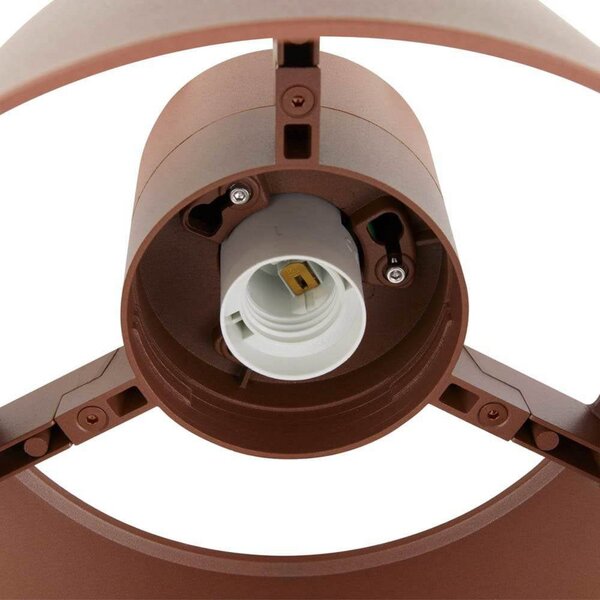 Zewnętrzna Lampa SLV, brąz rdzawy, taras, aluminium