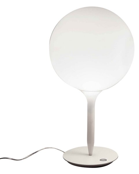Lampa Stołowa Artemide, Castore, ściemnialny, biały, salon, tworzywo sztuczne, design