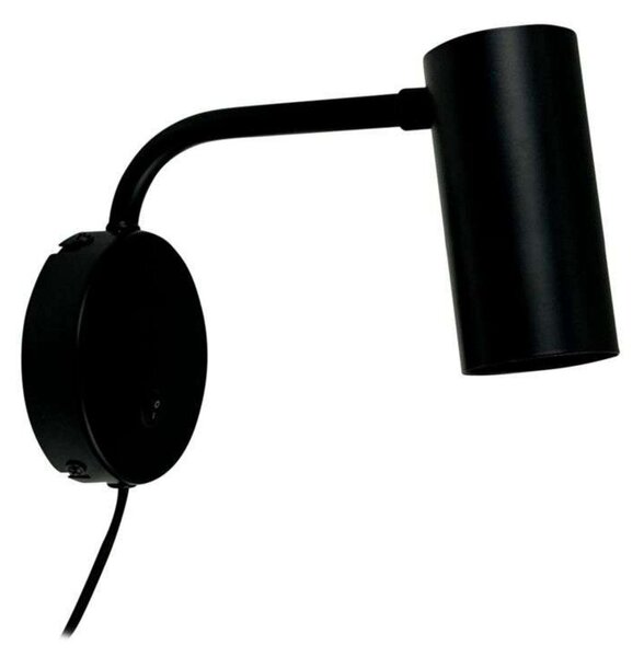 Lampa Ścienna Dyberg Larsen, Skagerrak, czarny, salon, metal, nowoczesny