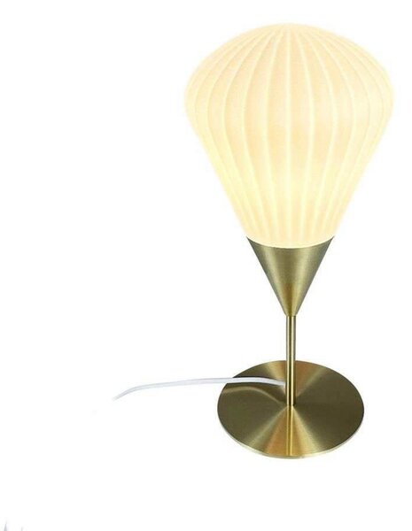 Lampa Stołowa Dyberg Larsen, złoty | mosiężny, salon, szkło