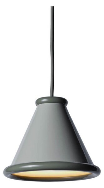 Belle Lampa Wisząca Ø15 Pebble Grey/Moss Grey - Belid