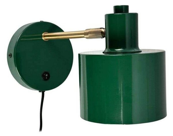 Lampa Ścienna Dyberg Larsen, Ocean, zielony, salon, metal, design