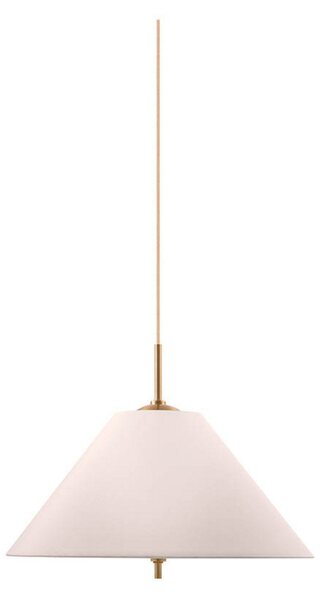 Lampa Wisząca Globen Lighting, IRIS, ściemnialny, beżowy, salon, tkanina | tekstylia, vintage