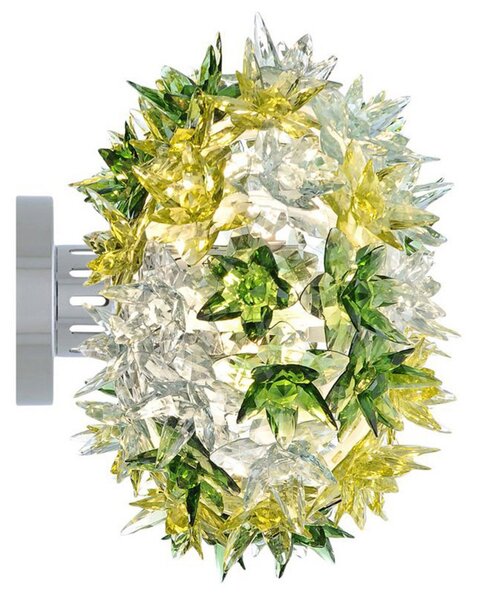 Lampa Sufitowa Kartell, Bloom CW2, zielony, salon, tworzywo sztuczne, design