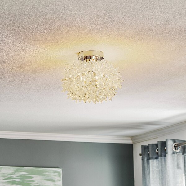Lampa Sufitowa Kartell, Bloom CW2, transparentny, salon, tworzywo sztuczne, design