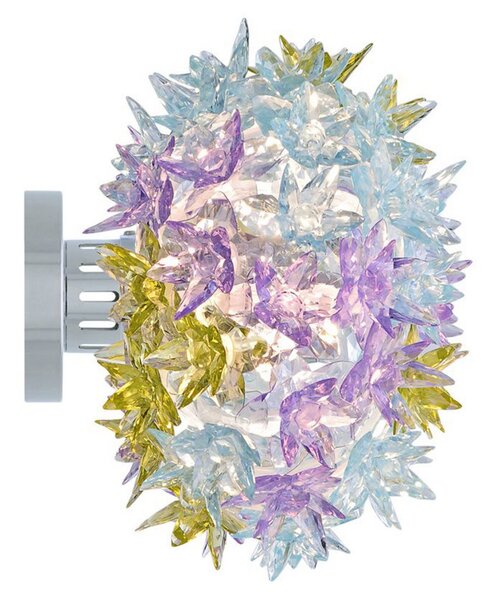 Lampa Sufitowa Kartell, Bloom CW2, fioletowy, salon, tworzywo sztuczne, design