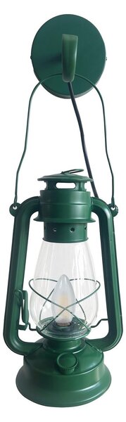 Lampa Ścienna Lindby, Raisa, ściemnialny, zielony, salon, metal, industrialny