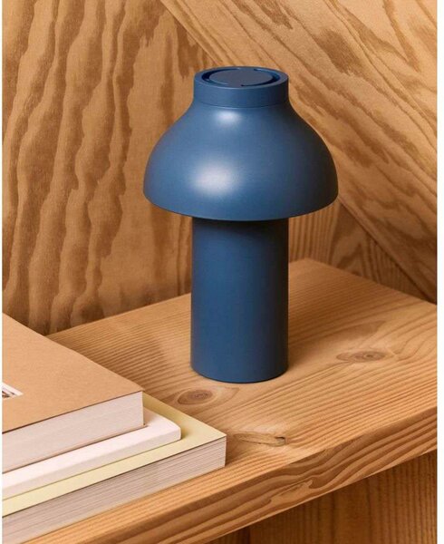 Lampa Stołowa HAY, niebieski, salon, tworzywo sztuczne