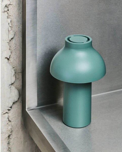 Lampa Stołowa HAY, zielony, salon, tworzywo sztuczne