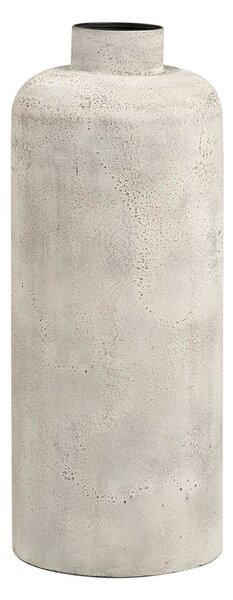 Kremowy metalowy wysoki wazon (wysokość 60,5 cm) Hou – House Nordic