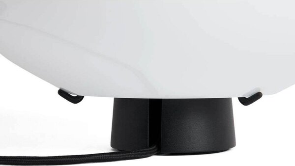 Lampa Stołowa HAY, biały, sypialnia, szkło