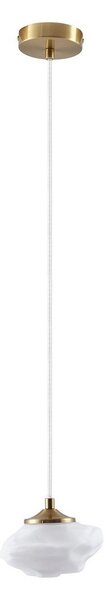 Lampa Wisząca Lindby, Piatra, ściemnialny, biały, salon, szkło, nowoczesny