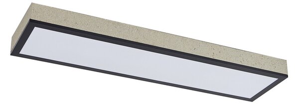 Lampa Sufitowa Lindby, Laviona, ściemnialny, czarny, salon, metal, nowoczesny
