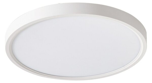 Lampa Sufitowa Lindby, Deika, ściemnialny, biały, salon, tworzywo sztuczne, nowoczesny