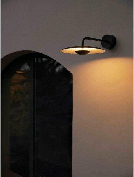 Lampa Ścienna MARSET, brąz rdzawy, taras, aluminium