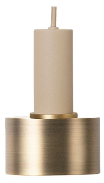 Lampa Wisząca ferm LIVING, beżowy, salon, metal