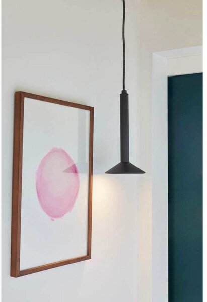 Lampa Wisząca Hübsch, czarny, salon, metal