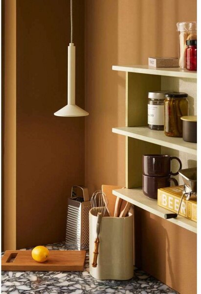 Lampa Wisząca Hübsch, szary, salon, metal