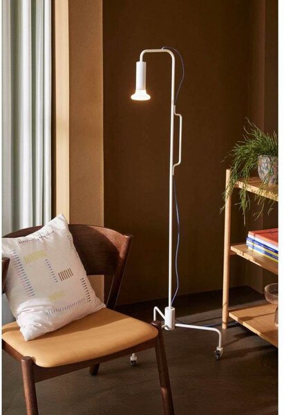 Lampa Podłogowa Hübsch, szary, salon, metal, design