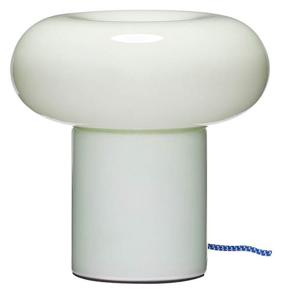 Lampa Stołowa Hübsch, zielony, salon, szkło