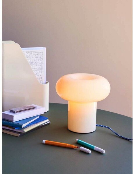 Lampa Stołowa Hübsch, zielony, salon, szkło
