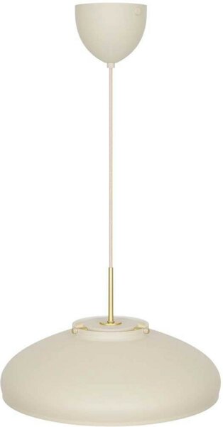 Lampa Wisząca DFTP by Nordlux, Latif, ściemnialny, beżowy, jadalnia, mosiądz, skandynawski