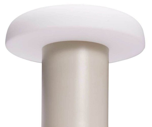 Lampa Stołowa Hübsch, beżowy, salon, szkło