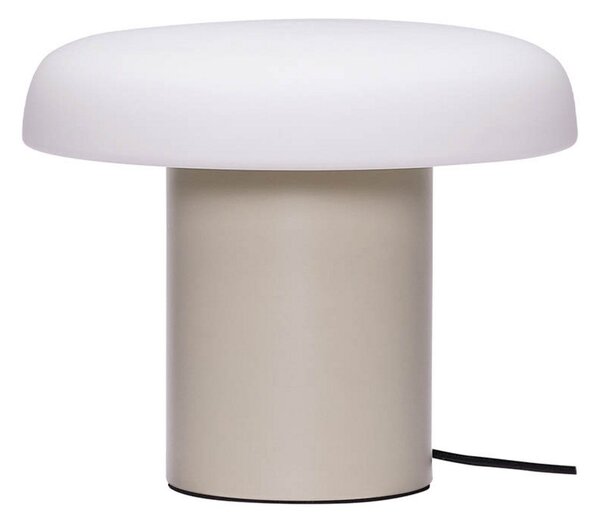 Lampa Stołowa Hübsch, beżowy, salon, szkło