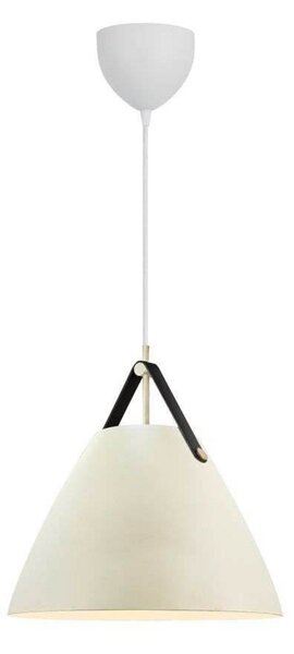 Lampa Wisząca DFTP by Nordlux, Strap, ściemnialny, beżowy, salon, tkanina | tekstylia, skandynawski