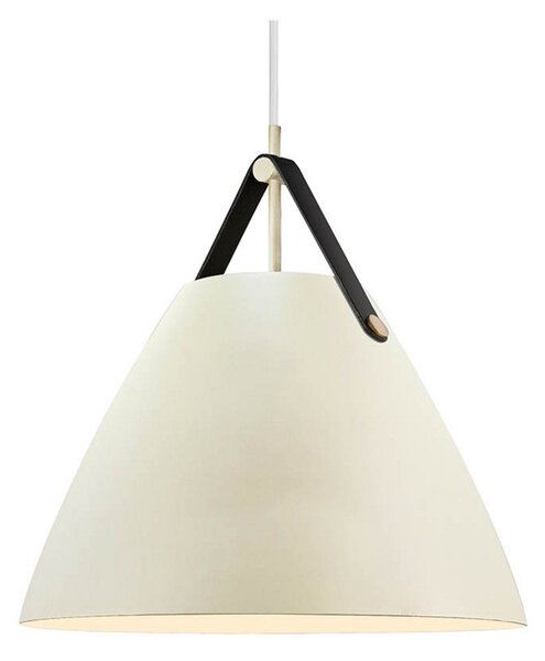 Lampa Wisząca DFTP by Nordlux, Strap, ściemnialny, beżowy, salon, tkanina | tekstylia, skandynawski