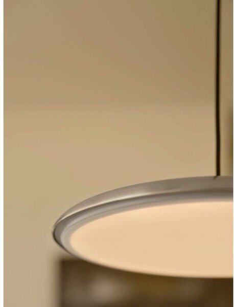Lampa Wisząca DFTP by Nordlux, Artist, ściemnialny, metaliczny, salon, stal szlachetna, skandynawski