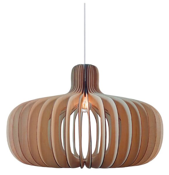 Lampa Wisząca Nordlux, Hazo, ściemnialny, drewniany, salon, drewno, skandynawski
