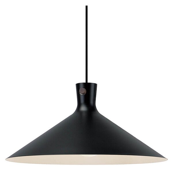 Lampa Wisząca Nordlux, Dorina, ściemnialny, czarny, jadalnia, metal, skandynawski