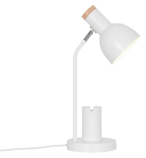 Lampa Stołowa Nordlux, Devone, biały, sypialnia, metal, skandynawski