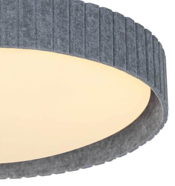 Lampa Ścienna Nordlux, szary, przedpokój, tkanina | tekstylia