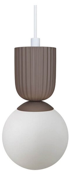 Lampa Wisząca Nordlux, Sadie, ściemnialny, brąz rdzawy, salon, szkło, skandynawski