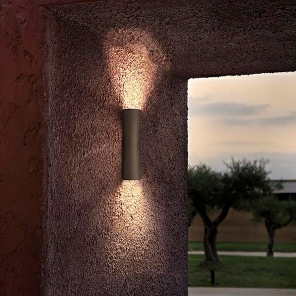 Zewnętrzna Lampa FLOS, brąz rdzawy, taras, metal