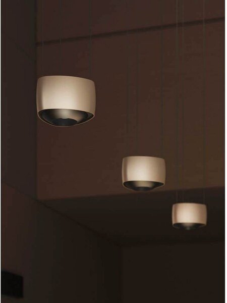 Lampa Wisząca LOOM DESIGN, Air, ściemnialny, beżowy, salon, aluminium, nowoczesny