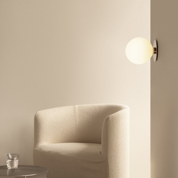 Lampa Ścienna Audo Copenhagen, TR Bulb, ściemnialny, biały, salon, design
