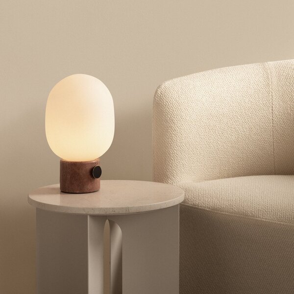 Lampa Stołowa Audo Copenhagen, JWDA, ściemnialny, biały, salon, szkło, design