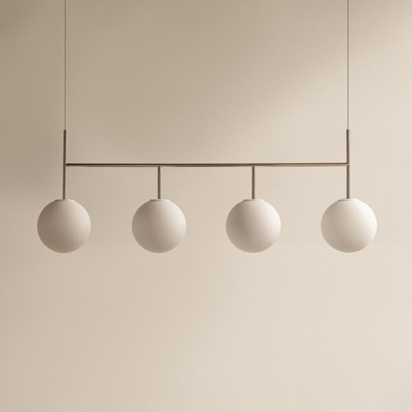 Lampa Wisząca Audo Copenhagen, TR Bulb Frame, ściemnialny, biały, salon, szkło, design