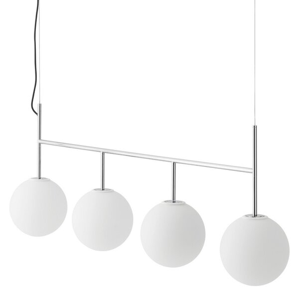 Lampa Wisząca Audo Copenhagen, TR Bulb Frame, ściemnialny, biały, salon, szkło, design
